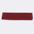 Elastic cotton athletic headband in burgundy red finish for running and gym - Scarlet