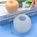 Stampo in silicone per sfere geometriche con dimensioni 5.5cm per 7.3cm per artigianato - Mela di diamante