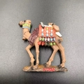 Syria souvenir resin camel figurine fridge magnet with colorful saddle and tassels - Syria Camel
