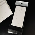 White earring display cards with silver THANK YOU foil and clear OPP packaging bags - 6*15cm Transparent Bags (No Cards)