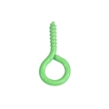 Grass green painted eye screw bolt for DIY hanging crafts and jewelry hardware - Emerald Green