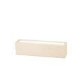 Luxurious champagne gold PU leather long jewelry box for necklace and watch display - Long Bar 5cm Height Champagne White Inner