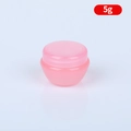 Compact 5g pink mushroom-shaped cosmetic jar for travel creams and lotions - 5g / Pink
