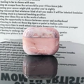Pink marble pattern hard shell case for AirPods Pro with a glossy protective finish - S08-Soft Pink Marble