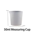 50ml translucent silicone measuring cup with 5.1cm height and 5.5cm base for DIY resin - 50ml Measuring Cup