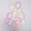 Colorful macrame crystal balloons in pastel shades for wedding and birthday party decor - 10 Inch / 100 Pcs / Multicolor