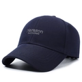 Cappellino Narason FASHIONES blu scuro con struttura a 6 pannelli e ricamo 3D in rilievo - Regolabile / Blu navy
