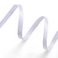 White satin ribbon with a smooth wavy texture for DIY cake baking and floral bouquets - 1CM Single Sided Satin Ribbon [White] 80 Yards