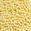 Luminous 8-12mm cream yellow round beads with pearlescent glow for DIY jewelry making - 8mm (Sold per Piece) / 06-Yellow