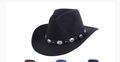 Cappello jazz classico in lana nera con fascia in pelle e fibbia metallica - M (56-58cm) / Stile Cowboy Nero con Cintura Decorativa(2)