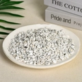 Natural white crystal gravel stones in a ceramic bowl for home decoration - 100 Grams Of White Turquoise (5-7mm)