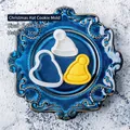 Ausstechform Weihnachtsmütze mit 3D-Prägung für kreatives Backen in der Weihnachtszeit - Weihnachtsmütze
