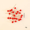 Christmas decoration bright red berries variant for DIY crafts, 1.2cm size, 10g pack - Red Berries 1.2cm 10g