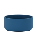 Protective blue silicone boot for water bottle base with thickened anti-slip design - Lake Blue