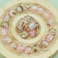 H229 Bursting Floral Brushed 10mm Butterfly Flower Pattern