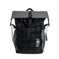 Mochila multifuncional de baloncesto negra y gris con red externa para el casco - Gris