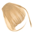 Natural blonde air bangs hair extension with sideburns for a seamless invisible look - With Sideburns - Blonde/22T