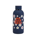 Termo de acero inoxidable azul oscuro mate con estampado de margaritas y texto NO BAD DAYS - Azul índigo Estilo 8A