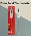 Digitale voedselthermometer met roestvrijstalen sonde en wit LCD-scherm - B1226 Thermometer / Wit