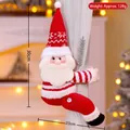 Santa Claus curtain tieback, 30x23cm plush doll fastener for Christmas home decor - Red Santa Style (102-A)