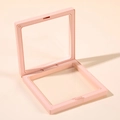 Pink PE film jewelry suspension display box in square shape for jewelry storage - Pink Suspension Box / 7*7*2cm