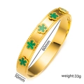 175 Golden Green Five-color Bangle