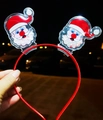 Süßer roter Weihnachtsmann Haarreif aus PVC und Acryl für festliche Weihnachtsfeiern - Weihnachtsmann