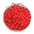 100 Pièces/Paquet (9x6mm) / Couleur solide Rouge vif