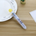 Creative 10-color shuttle pen with a cute yellow ball cap and crown pattern print - Clear Crown Yellow Ball