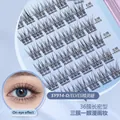 LMLTOP Fairy Elves SY914-D false eyelashes with 36 clusters for a natural manga look - Self-Adhesive Elves Eyelashes (36 clusters) SY914-D