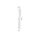 Cuchillo de mantequilla de acero inoxidable 304 mango blanco ABS largo de 16cm - Blanco Roto