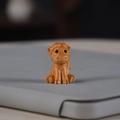 Hand-carved wooden horse keychain charm made of thuja sutchuenensis with cute cartoon design - Around 3cm / Horse Carving Only