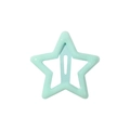 Pinza de estrella para niños en verde menta con acabado mate liso para niñas - Verde menta