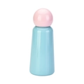 Gourde isotherme 350ml bleue en acier inoxydable avec couvercle sphérique rose unique - Rose et Bleu