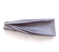 Bandeau de sport élastique en coton gris pour le yoga et les entraînements de fitness - Gris clair