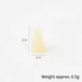 Miniature 2cm yellow PVC dried bamboo shoot DIY accessory weighing 0.5g for food modeling - Mini Dried Bamboo Shoot