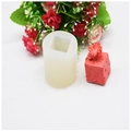 Stampo in silicone per candela a forma di sacchetto regalo con decorazione floreale - Confezione Regalo A 95g
