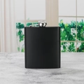 Medium 4oz Matte Black Plastic Cap (110ml)