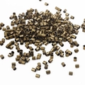 Vue macro de perles d'espacement en métal bronze antique pour la création de bijoux DIY - Bronze Antique
