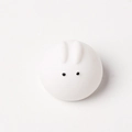 Cute white rabbit squeeze toy made of soft silicone for stress relief and fun - White Rabbit