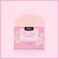 Portable rose extract face oil blotting sheets in pink packaging with 100 counts - Rose Essential Oil