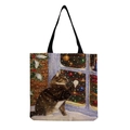 Gatto della Notte di Neve di Natale (hm2863)