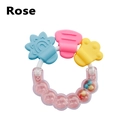 Pink Rattle Teether