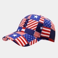 Unisex baseball cap with British flag digital print, adjustable stylish sun hat for all seasons - Adjustable / USA Flag Patchwork Color (3#)