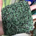 Natural Ruby in Zoisite faceted square beads for DIY jewelry making accessories - 30-Ruby in Zoisite (Natural)