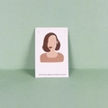 Carte blanche d'affichage de bijoux pour boucles d'oreilles avec illustration artistique - Style KP131 / 100 Pcs/Paquet