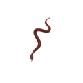 Realistic reddish-brown artificial toy snake with detailed scales for Halloween party - Brown