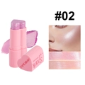 Handaiyan herzförmiger Konturenstift #02 rosa schimmernde Creme zur Gesichtshervorhebung - 02# Schimmer Rosa