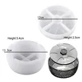 Moule silicone pour cendrier pneu avec couvercle et dimensions pour projets DIY résine - Cendrier Pneu - Base + Couvercle