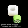 Moule en silicone pour gâteau suisse roulé, taille 5,7x5x4cm, code produit B202 - Petit Moule à Roulé Suisse